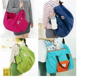 Travel waterproof backpack Portable storage handbags shopping bags students bags