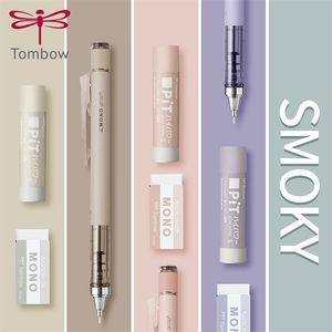 Japonya Limited Tombow Füme Seri Kombinasyon Seti Otomatik Kalem Sınırlı Mono Kauçuk Katı Tutsal Boyama Yazma Öğrenci Kullanımı 201214