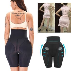 Kvinnor Butt Lifter Body Shapewear midja mage Kontroll Body Shaper Underwear Pad Control trosor skinkor underkläder lår smalare 220307