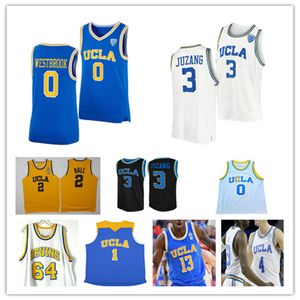 UCLA Basketball Jersey Johnny Juzang Jaime Jaquez Jr. Jules Bernard Tyger Campbell Cody Riley Jaylen Clark David Singleton Myles Johnson Ball LaVine Westbrook 4XL