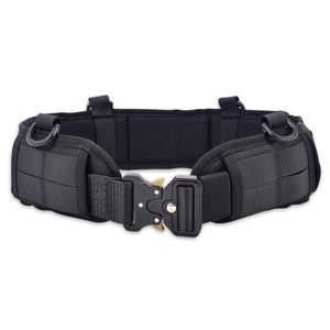 Taille Unterstützung Outdooor Sport Taktische Molle Gürtel Männer Bund Training Jagd Kampf Weich Gepolstert Einstellbar