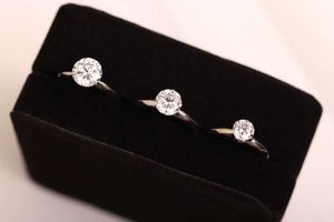 Venda quente Luxo 925 garra de prata esterlina 1-3 Karat promise anéis de diamante bague anillos casar casar casamento amantes de noivado jóias de presente