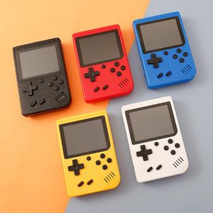 400-i-1 Handheld videospel Leksaker Console Retro 8-bitars design med 3-tums färg LCD och 400 klassiska spel-Supports två spelare, AV-utgång (kabel ingår)