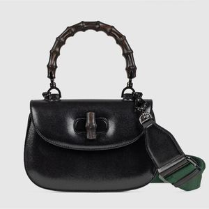Bamboo Handbag Classic Square Crossbody leather Tote messenger Bags woman designer Purses luxury Handbags Women Ladies Shoulder High Quality