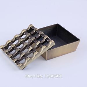 Selling Retro Design High Quality Cellular Zinc Alloy Metal 16 Holes Safety Cigarette Ashtray For Home T200111