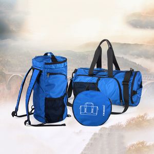 Складные путешествия спортивные сумки мужчины большая емкость женщин ручной багаж туристические сумки многофункциональный тренажерный зал Фитнес плечо мешок сумка Q0705