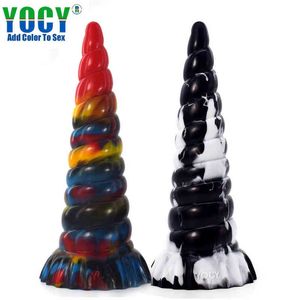 NXY DILDO ANALOGE TOYS Новые единороги Взрослый моделирование полового члена