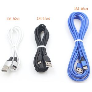 Novo Tipo USB C / Micro Cabos USB Data Sync Charger Adaptador Rápido 2.1 Um Android 3M10FT / 2M6FT / 1M3FT para Samsung S20 / 10/9 / Note10