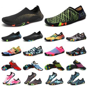 mens swimming diving outdoor beach shoes soft-soled creek sneakers black white pink barefoot skin snorkeling wading fitness womens trainers