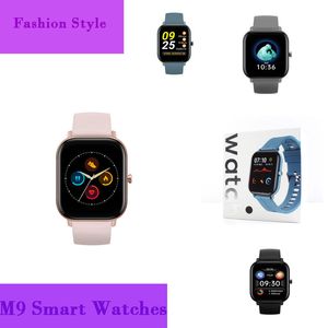 High Quality M9 Waterproof Smart Watches Anti-lost BT Calling Blood Pressure Monitoring Pedometer Sleep Fitness Tracker Sound Music Bracelets