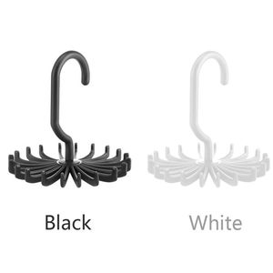 Portacravatte rotante Appendiabiti per armadio Organizzatore per appendere sciarpe Portacravatte per cravatte Gancio per cravatte Nero Bianco