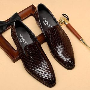 2022 Nya Luxury Loafers Fashion Shoes Slip-On Vuxen Mens Klänning Skor Real Läder Högkvalitativ