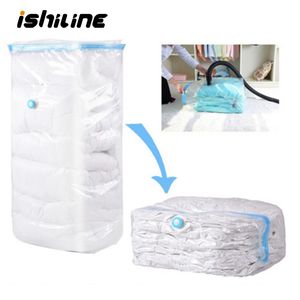High Capacity Vacuum Bag Package Compressed Organizer for Quilts Clothes Transparent Space Saving Seal Bags Foldable Storage Bag Y1128