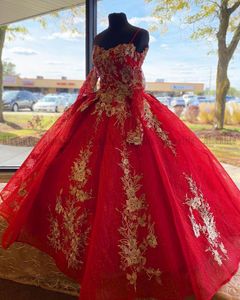 Vestido de 15 anos mexikansk stil broderi spets quinceanera klänning från axel boll klänning prom födelsedagsfest klänning