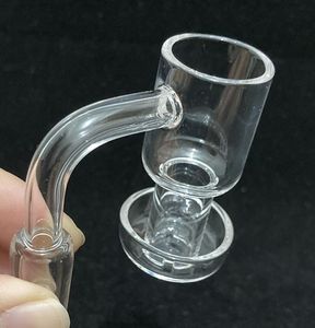 Stokta Terp Vakum Kuvars Banger Tırnak 10mm 14mm 18mm Terp Slurper Yukarı Yağ Banger Çivi 25mm Kova 30mm Alt 4590 Derece