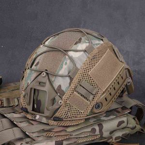 Wholesale sport shooting accessories for sale - Group buy Tactical Airsoft Helmet Cover Outdoor Sport CS Game Helmet Cases Multicam Cycling Shooting Hunting Paintball Helmet Accessories W220311
