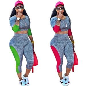 Women's Two Piece Pants Spring and summer new joint style fashion leisure sports suit