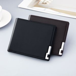 2023 Ultra Thin Thin Short Mensired Wallets with Coin Bag Back Pres Men Wallet Sale Money Small Dollar Slim Card Caseira