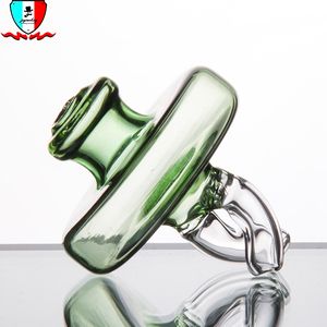 Tappo in carburo di vetro a doppio flusso d'aria direzionale con tubi interni cavi Accessori per fumatori 35,5 mm di diametro 40 mm di lunghezza per tubi dell'acqua Bong in vetro Dab Oil Rigs Quartz Banger Nails