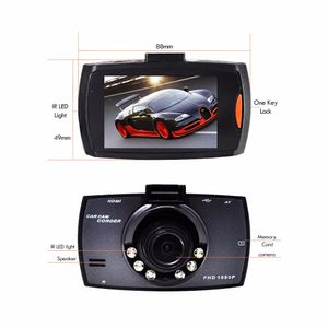 Câmera do carro LCD G30 Carro DVR DASH CAM Full HD 1080p Camcorder Vídeo com Gravação de Loop Vision Night