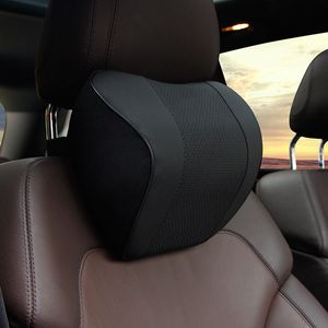 1 Pcs Car Headrest leather Pillow Comfortable Neck Pillow Seat Cushions Support for BMW M/// E46 E39 E36 E60 E87 BMW E90 F20 F30 F10 F10