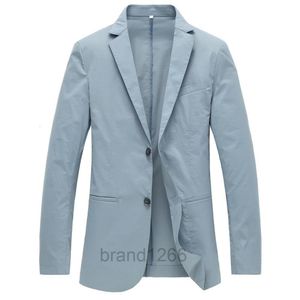 Men Summer Blazers Slim Fit Ultra Thin Light Cool Suit Jackets Formal Casual Business Office Work Daily Life Outdoor Sunscreen