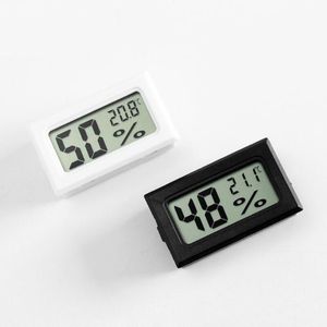 2020 جديد أسود / أبيض FY-11 مصغرة الرقمية LCD بيئة ميزان الحرارة الرطوبة الرطوبة متر في الغرفة ثلاجة الثلاجة icebox LX4533
