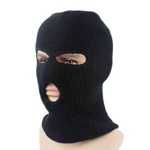 Outdoor Cycling Windproof Full Face Mask Cover Knitted Hat Balaclava Winter Warm Ski Motorcycle Army Tactical Beanie Masks Hats Y1229