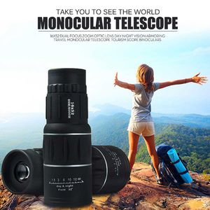 16X52 Dual Focus Monocular Telescope Hunting Sporting Upgrade Handheld Digital Night Vision Telescopes For Tourism Sightseeing Concerts Fishing Sailing Camping