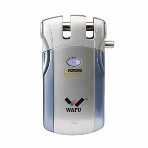 WAFU WF-018リモコンを備えた電気ドアロックワイヤレスコントロールを開くスマートロックホームセキュリティドア簡単インストール201013