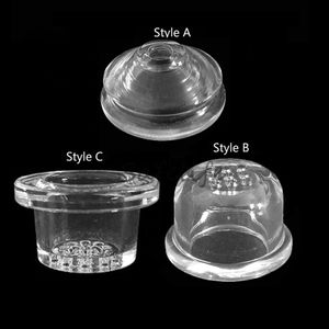 Glass Bowls Screens with 9 Honeycomb Holes For Silicone Tobacco Pipes Replacement Glass Screen Bowl for Silicone Pipe Honeycomb dish Bongs