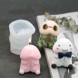 Epoxihartsformar Tvål 3D Silicone Söt Aroma Gips DIY Candle DIY Tillbehör H1222