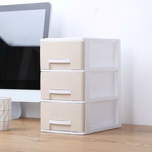 Szuflada Desktop Sundries Case Plastikowa Szuflada Szuflada Desk Storage Box Organizer Sundries Cosmetic Container Home Office Case Y200628