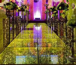 60 cm x 60 cm lusso lustro cristallo LED matrimonio specchio tappeto corridoio corridore per la festa nuziale T stazione decorazioni di scena nuovo arrivo