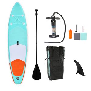 305x76x15cm Aufblasbares Surfbrett Paddle Board Großhandel Surf Sup Foam Standup Maßgeschneidertes Kajakboot ohne EVA-Sitz