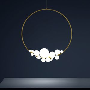 Nordic LED Golden Pendant Lamps Dining room Kitchen Island Hanging lights Living room Home decoration lighting fixtures