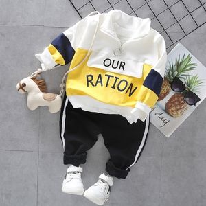 Moda Toddler Erkek Bebek Kız Rahat Giysileri Set Kıyafetler Bahar Sonbahar Erkek Spor Giysileri Eşofman Çocuk Giyim için Suits 201127