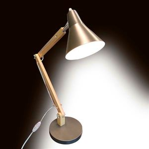 Опт Alightup Classical Mini модный матовый металлический абажурный и деревянный кронштейн текстуры для изучения настольная лампа с источником света