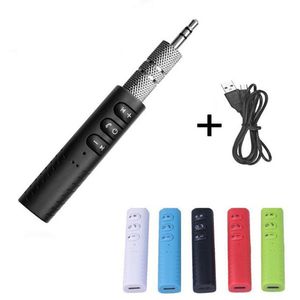 Bluetooth-Empfänger-Auto-Kit-Adapter, kabellos, 3,5 mm, Aux-Audio, Stereo, Musik, Freisprech-Fahrzeugadapter, Freisprech-Fahrzeugadapter