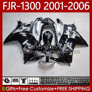 YAMAHA FJR-1300 FJR 1300 A CC FJR1300 01 02 03 04 05 06 MOTO Vücut 106NO.42 FJR-1300A stoğu 2001 2002 2003 2004 2005 2006 FJR1300A 01-06 Üstyapı Kiti