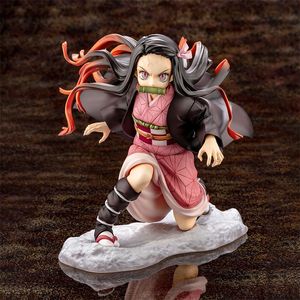 Neue 18 cm Kimetsu no Yaiba Nezuko Tanjirou Figur Zenitsu PVC Action Figure Anime Demon Slayer Figur Spielzeug LJ200928