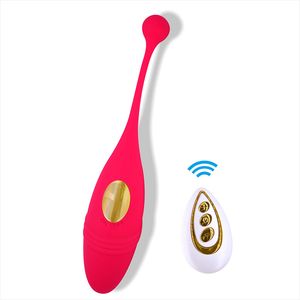여성을위한 무선 원격 제어 진동 달걀 실리콘 섹스 토이 USB 충전식 진동 마사지 성인 섹스 제품