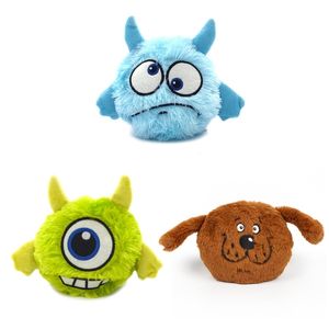 Wholesale vibration toys resale online - Dog Resistant To Catch Bouncing Toy Ball Pet Supplies Plush Touches Soft Dog Vocal Vibration Toy Ball Y200330