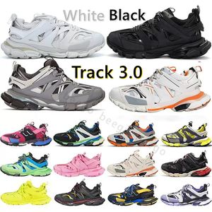 Lyxmärke för designer män Kvinnor Casual Shoes Track Triple White Black Sneakers Tess s GOMMA LEATHER TRAINER NYLON PRINTED Platform Trainers Shoes Balancaiga