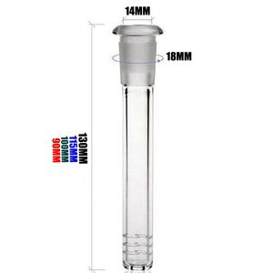 Os mais recentes Transparente pirex de vidro Handmade fumar Bong Filtro de Down Stem 14MM portátil Feminino 18MM Masculino Recipiente Tigela Waterpipe Titular