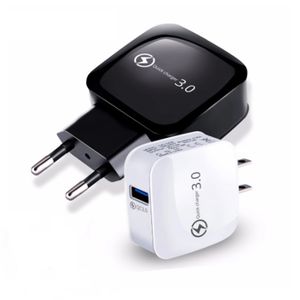 Quick Charge 3.0 18w Wall Charger Fast Charging For Smartphone Tablet Qc3.0 Qc2.0 Wall Adapter