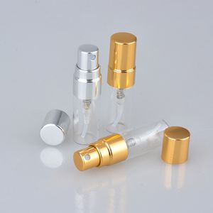 Wholesale Cosmetics Perfume 3ml Glass Small Spray Bottles Refillable Travel Bottle