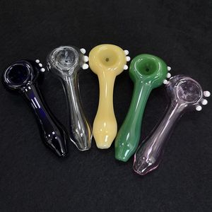 Tubi per fumatori in vetro per olio Dab Rigs Tubo per bruciatore a olio in vetro Pyrex Tubo per acqua Bong Mini Tubi per tabacco a mano SW73