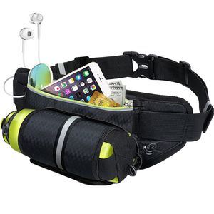 Sports Waist Fanny Bag Bicycle Pack Belt Cycle Water Bottle Pouch for Outdoor Cycling Running EDF88 Q0705