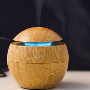 Umidificatore aroma elettrico aroma diffusore in legno ultrasuoni ml umidificatori ad aria aromaterapica aromaterapia produttore di nebbia fresca per casa Q2